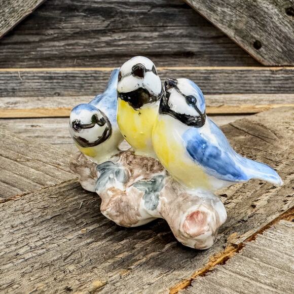 Three Little Blue Birds by Artist Gerold Porzellan, 1937-1960, Western Germany - Picture 6 of 8